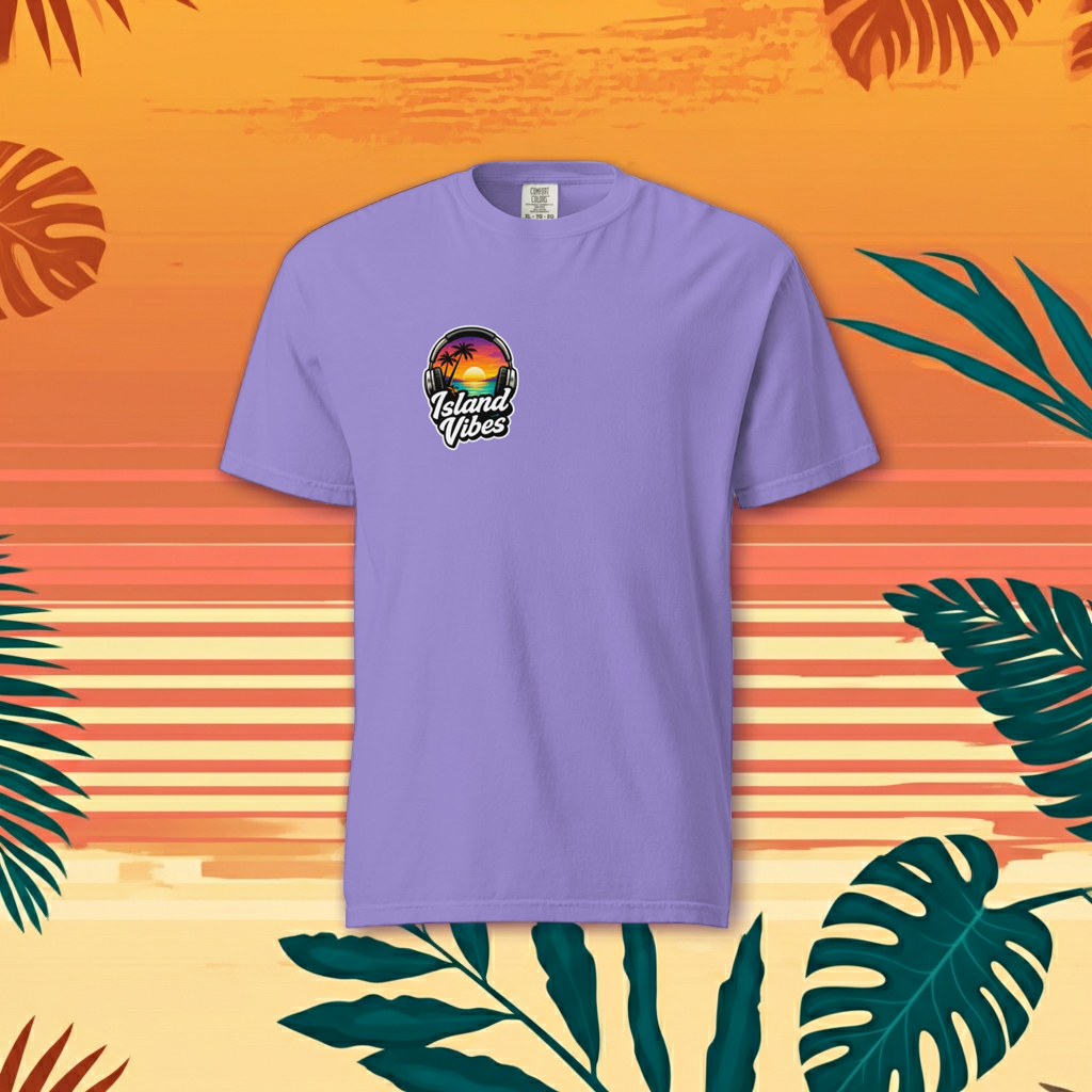 Unisex garment-dyed heavyweight t-shirt