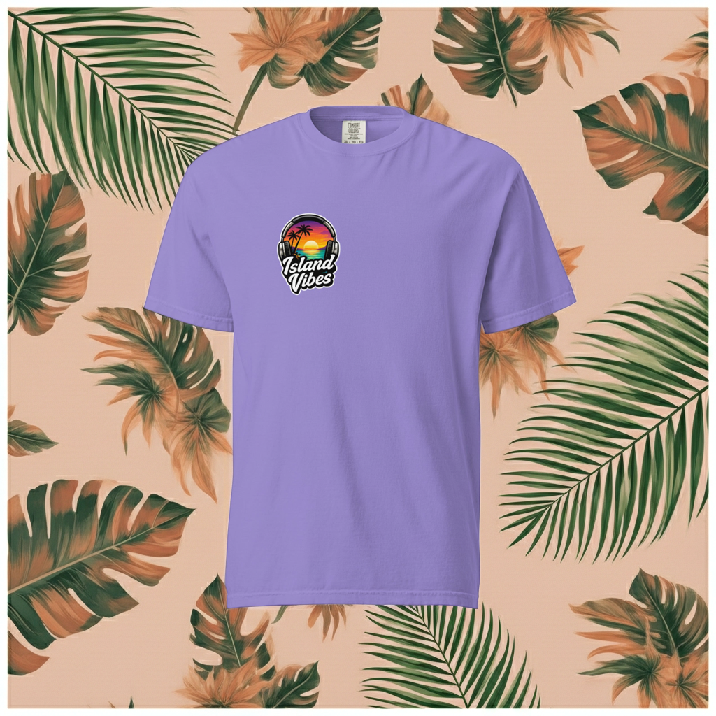 Unisex garment-dyed heavyweight t-shirt