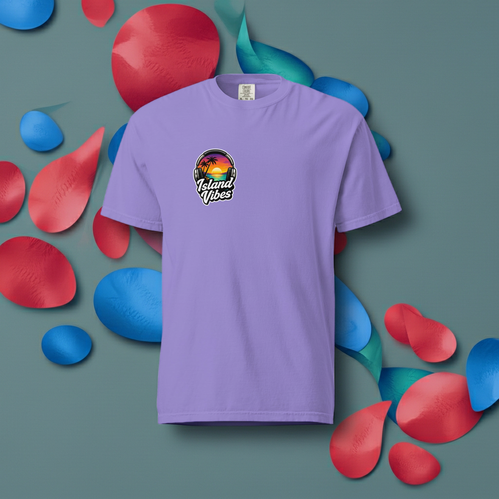 Unisex garment-dyed heavyweight t-shirt