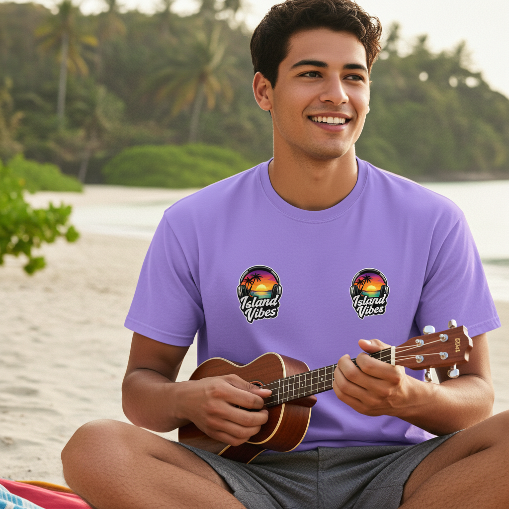 Unisex garment-dyed heavyweight t-shirt