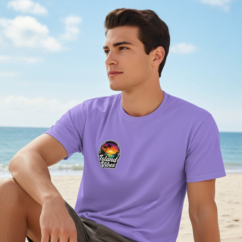 Unisex garment-dyed heavyweight t-shirt